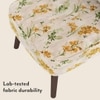 Grace Lounge Chair in Mustard Floral Colour