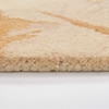 Presto Gold Abstract Hand Tufted Wool Carpet 5X7 Feet