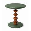 Beads Spindle Accent Sofa Peg Table