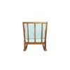 Lojios Solid Wood Lounge Chair In Blue Colour