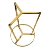 Metalsmith Marble Side Table in Gold Finish