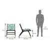 Maureen Rest chair -Finish - American walnut,Fabric- Chitra Velvet-Mint