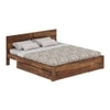 Simplicity Solid Wood King Size Drawer Storage Bed