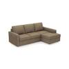 Apollo Sofa (Colour : Dune, Cushion : Soft, Back Type : Regular, Seating Capacity : Right Aligned 2 Seater + Right Aligned Chaise + Ottoman)