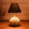 Silver Luster Terracotta Table Lampshade ( 8x8x14)