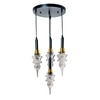 Montefino Roung Smoke Glass Hanging Light