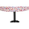 Emelia Multicolor cotton Glass Table lamp with Iron Base