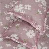 Purple Floral 180 TC Flat 1 Queen  Bedsheet with 2 Pillow Covers