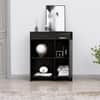 Hexa Red Multipurpose Storage Cabinet With 1 Drawer 1 Door in Flower Wenge Colour
