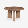 Perivelle Grace Solid Wood 4 Seater Dining Table in Limewash Finish