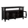 Rhodes 3 Door Solid Wood Sideboard in Mango Mahogany Finish