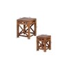 Ashby Solid Wood Nested Tables - Set of 2