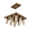 Eliante 9-Light Mild Steel Chandelier, Modern Ceiling Fixture, 9 Bulb, Model