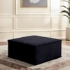 Amma Ottoman in Black Colour