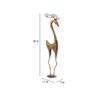 Desert Art Metal Handpainted Golden Deer Showpiece Set of 2