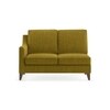 Abbey Sectional Sofa (Colour : Olive Green, Cushion : Soft, Seater : Right Aligned 2 Seater + Right Aligned Chaise)