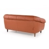 Zenith 2 Seater Leather Sole in Warm Brown Colour