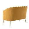 Ukraine Fabric Sofa (Yellow)