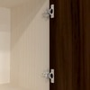 8 Shelves Semi Open Multipurpose Matrix Kitchen Cabinet In Rose Wood & Highland Pine Finish