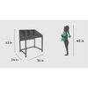 Color Play Study Table - White