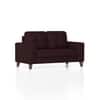 Verona Premium 2 Seater Fabric Sofa in Deep Plum Velvet Colour