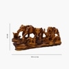 VEDAS Polyresin  Figurine in Brown Colour
