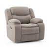 Atticus Single Seater Swivel Rock Recliner Premium Chenille Fabric