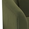 Aiden Lounge Chair in Deep Olive Velvet Colour