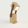 Toby Wooden Table Lamp With Mobile Stand