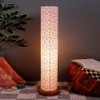 Ozzy Multicolour Cotton Shade Floor Lamp