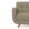 Waverly 3 Seater Leather Sofa in Taupe Mist Colour