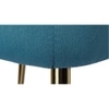 Crimson Fabric Accent Chair in Sky Blue Colour
