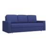 Rubbik 3 Seater Fold Out Sofa Cum Bed In Navy Blue Colour
