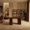 Gahana Solid Wood Dining Table in Brown Colour