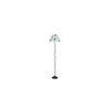 Nikolai Multicolour Fabric Floor Lamp with Black Iron Base