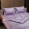 Stoa Paris Comforter Set Double Bed, 300TC Satin Double Bed Comforters in  Lilac