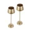 Wine Planter With Stand In Gold Colour