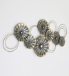 Polo Abstract Metal Wall Decor in Multicolor Set of 1