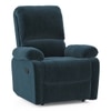 Edison Single Seater Recliner in Pebble Blue Colour