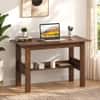 Spydercraft Spacio Modern Study Table in Columbian Walnut Finish