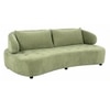 Henry Boucle 3 Seater Sofa in Pista Green  Color