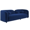 Homro Velvet 2 Seater Sofa in Navy Blue Colour