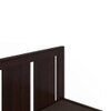 Durban Solid Wood Non Storage King Size Bed In Mahogany Finish