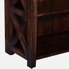 Sheesham Solid Wood  Bookshelf in Provincial Teak Finish