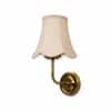 Devansh Metal Electric Wall Light in Gold Colour with Orange Shade Count of 2 Lights