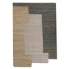 Jaipur Rugs Soft Geometric Jute Dhurrie Rug Brown 6x9 ft