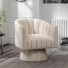 Morrow Fabric Accent Chair in Cream Colour