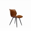 Garden Metal Dining Chair in Brown Colour
