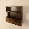 Florentine Wooden Wall Shelf Organiser