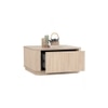 Scandinavian Ludlow Square Coffee Table Natural Wood Finish